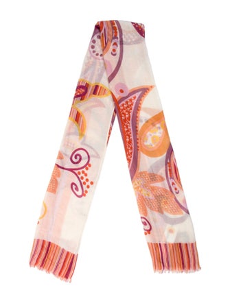 Loro Piana Cashmere Paisley Print Scarf