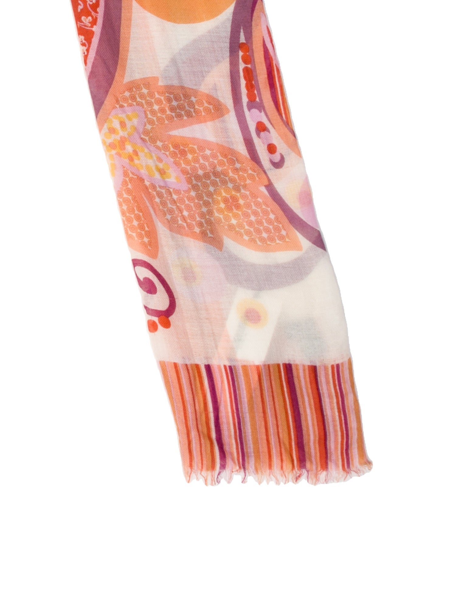 Loro Piana Cashmere Paisley Print Scarf
