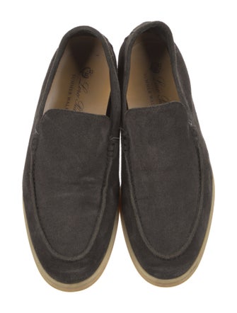 Loro Piana Summer Walk Suede Loafers