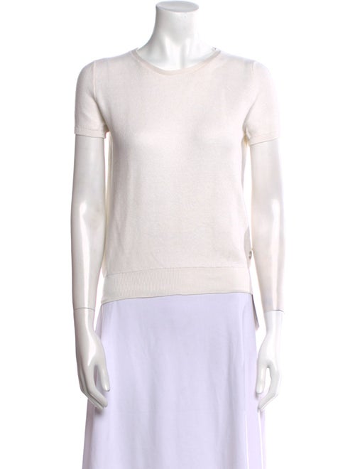 Loro Piana Silk Crew Neck Top