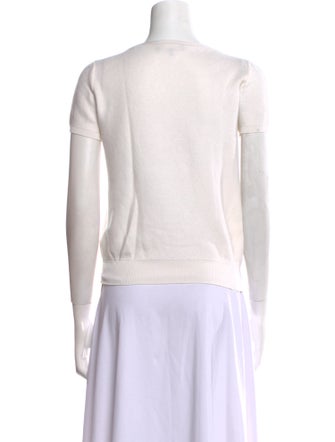 Loro Piana Silk Crew Neck Top