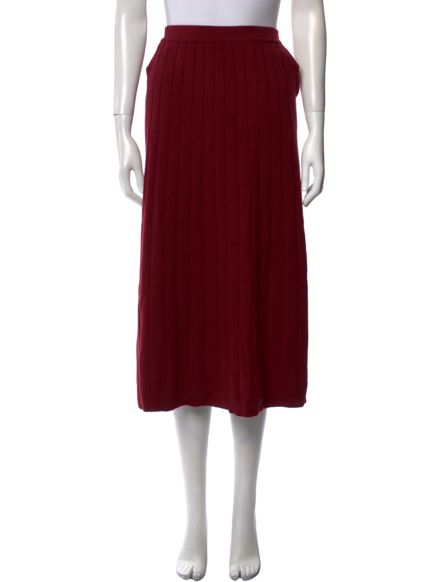 Loro Piana Baby Cashmere Midi Length Skirt