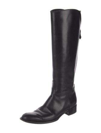 Loro Piana Leather Riding Boots