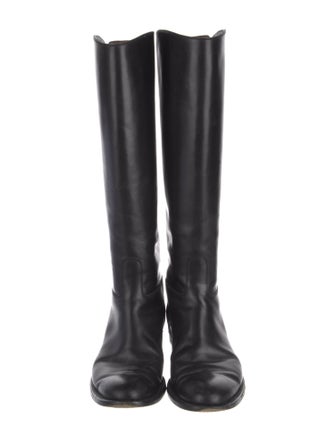Loro Piana Leather Riding Boots