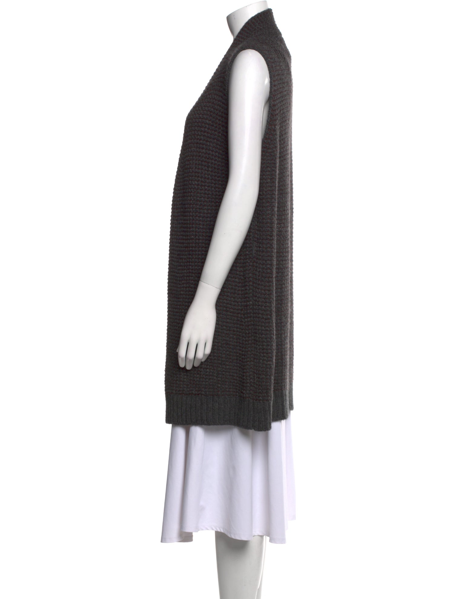 Loro Piana Cashmere Open Front Sweater