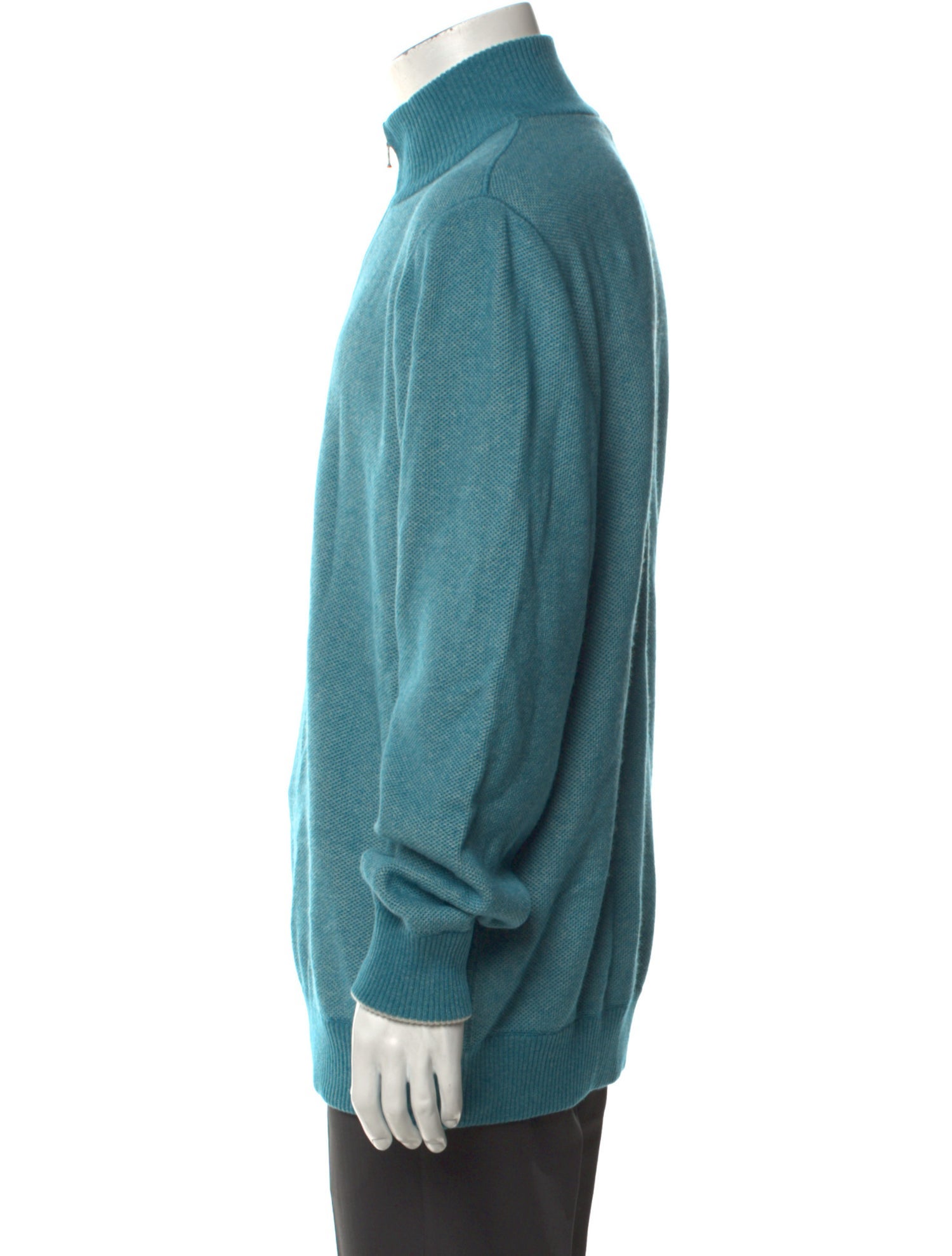 Loro Piana Silk Turtleneck Polo Sweater