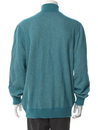 Loro Piana Silk Turtleneck Polo Sweater