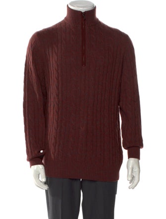 Loro Piana Treccia Baby Cashmere Pullover