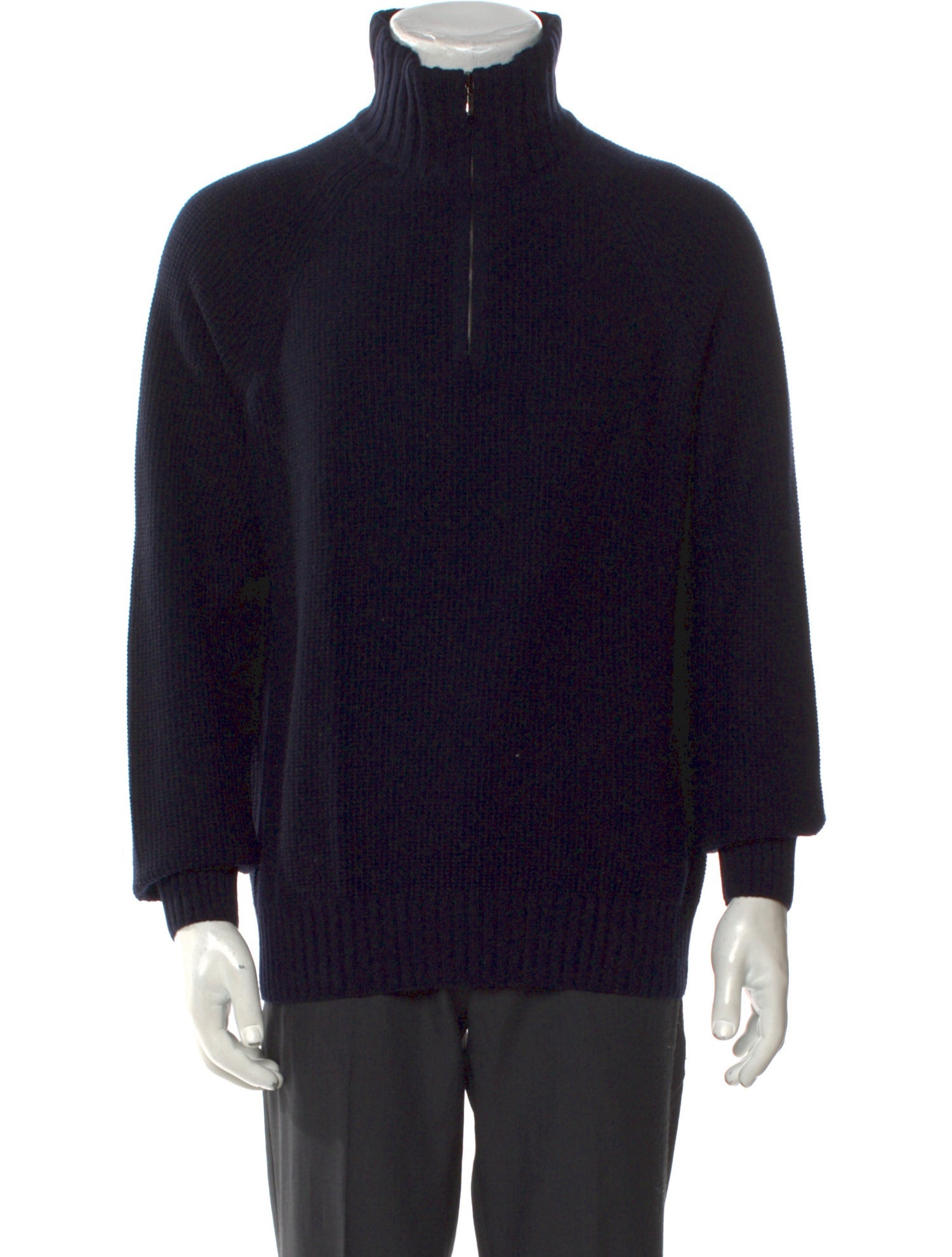 Loro Piana Cashmere Turtleneck Polo Sweater