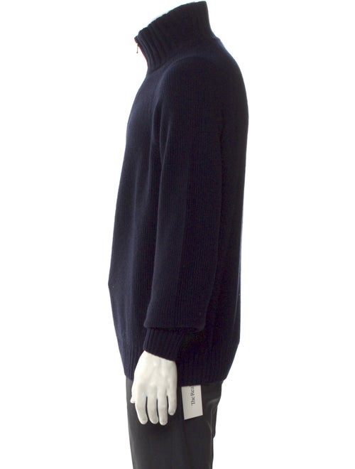 Loro Piana Cashmere Turtleneck Polo Sweater