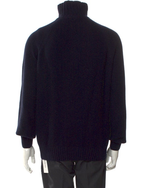 Loro Piana Cashmere Turtleneck Polo Sweater