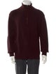 Loro Piana Baby Cashmere Turtleneck Polo Sweater