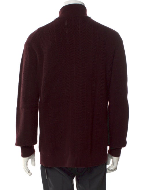 Loro Piana Baby Cashmere Turtleneck Polo Sweater