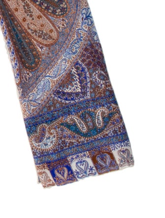 Loro Piana Cashmere Paisley Print Scarf