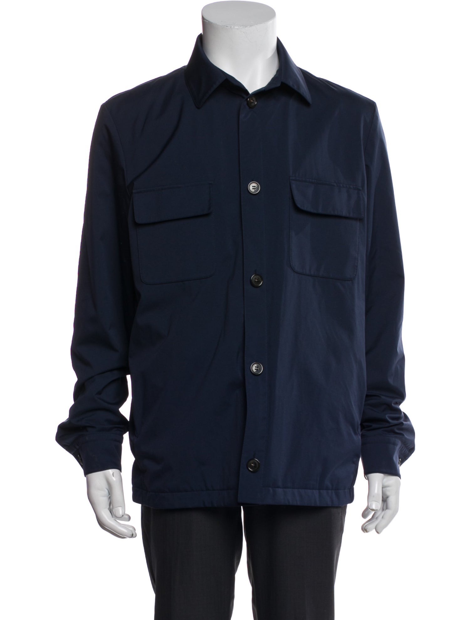Loro Piana Windwish Green Storm System Utility Jacket