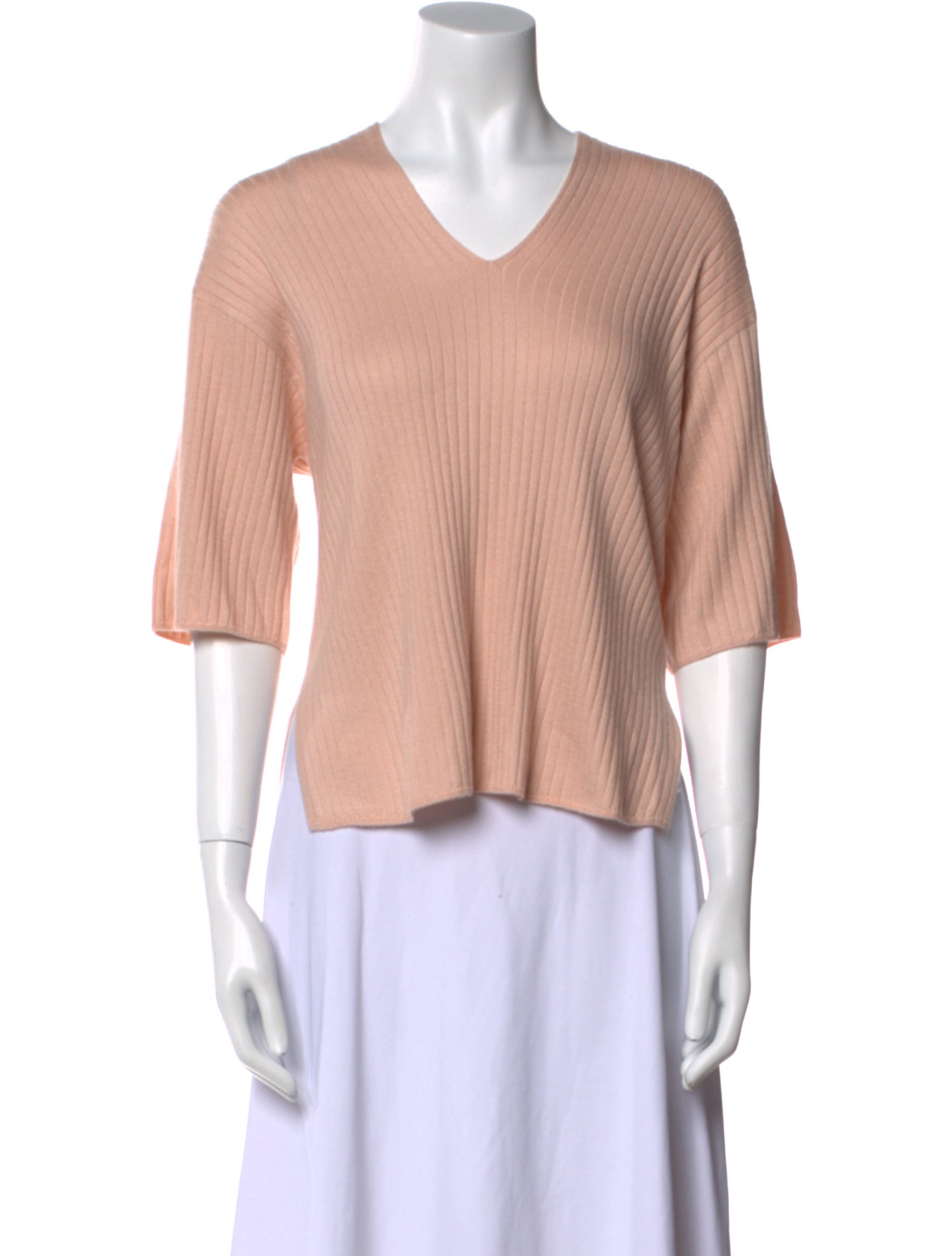 Loro Piana Cashmere V-Neck Crop Top w/ Tags