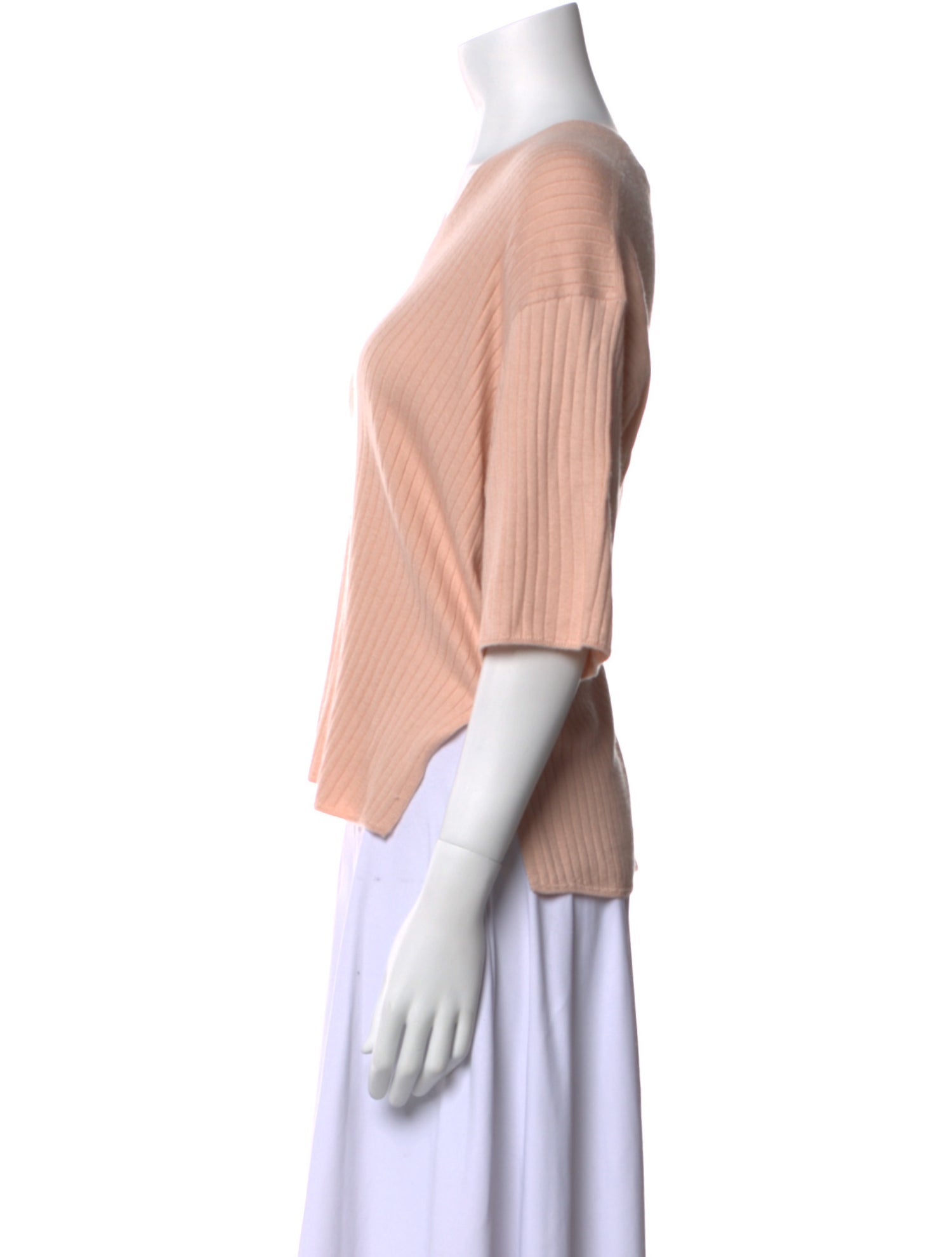 Loro Piana Cashmere V-Neck Crop Top w/ Tags
