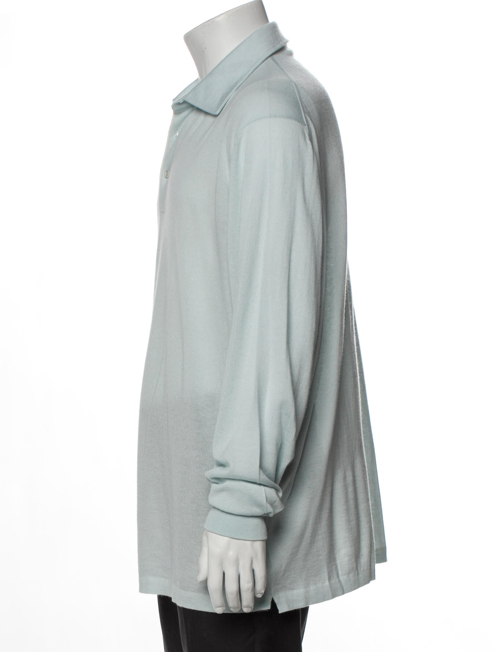 Loro Piana Cashmere Collar Polo Shirt