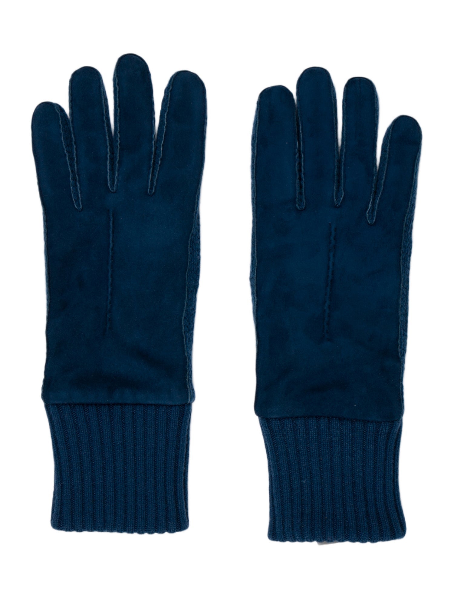 Loro Piana Baby Cashmere Leather Trim Gloves