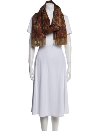 Loro Piana Cashmere Paisley Print Scarf
