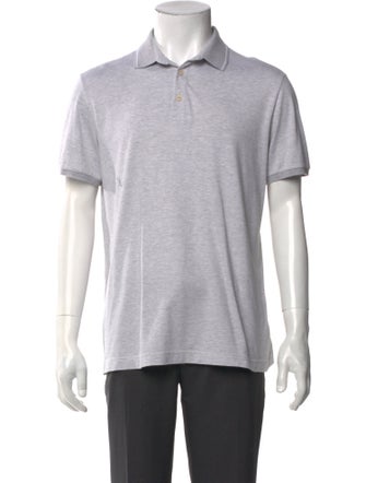 Loro Piana Crew Neck Short Sleeve Polo Shirt