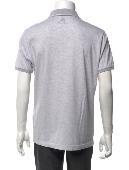 Loro Piana Crew Neck Short Sleeve Polo Shirt