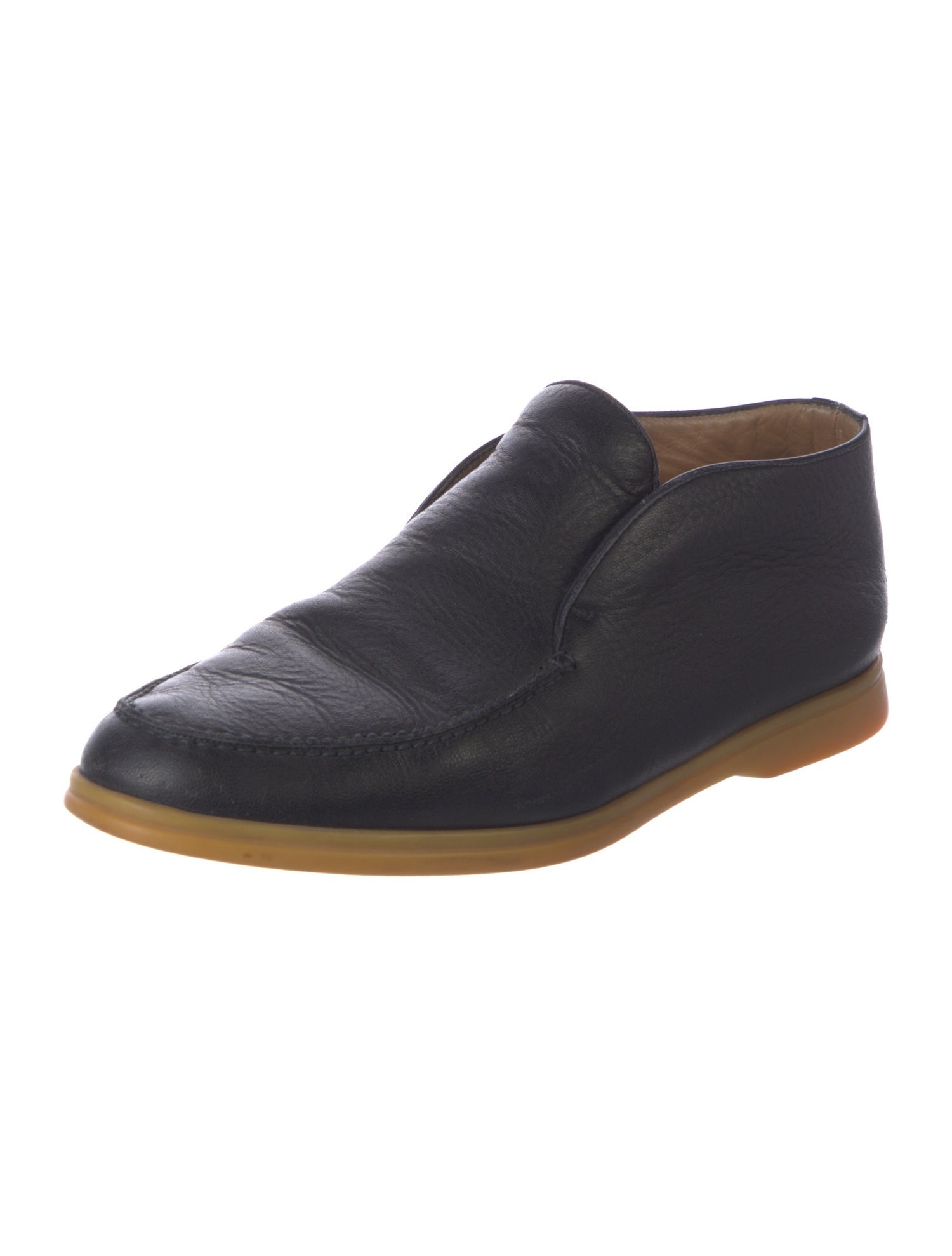 Loro Piana Leather Dress Loafers