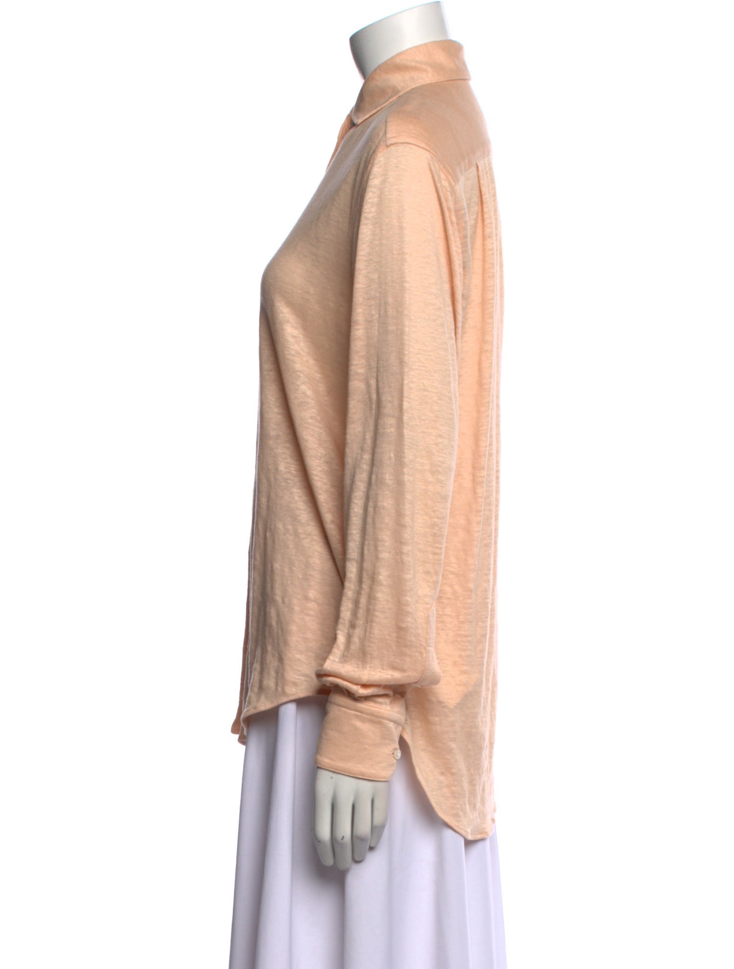 Loro Piana Andre Linen Button-Up Top