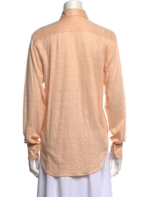 Loro Piana Andre Linen Button-Up Top