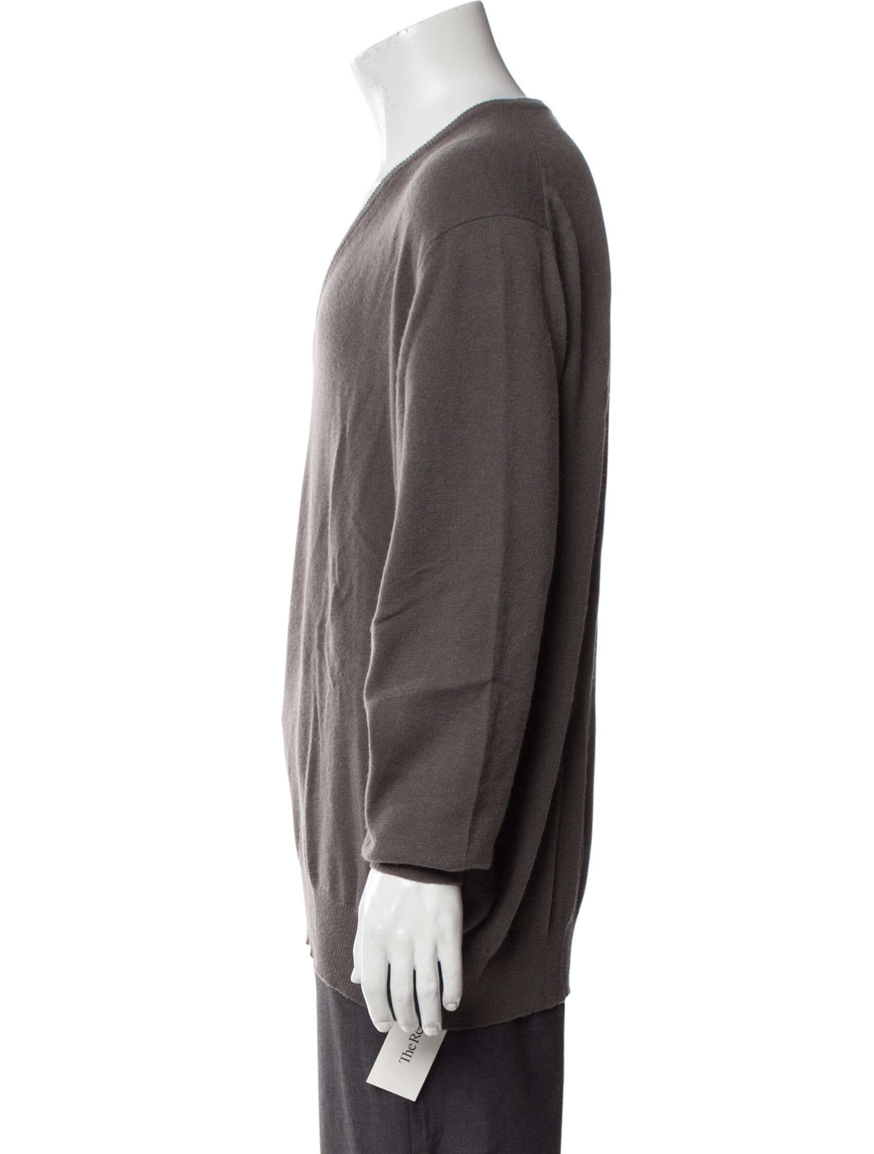 Loro Piana V-Neck Long Sleeve Pullover
