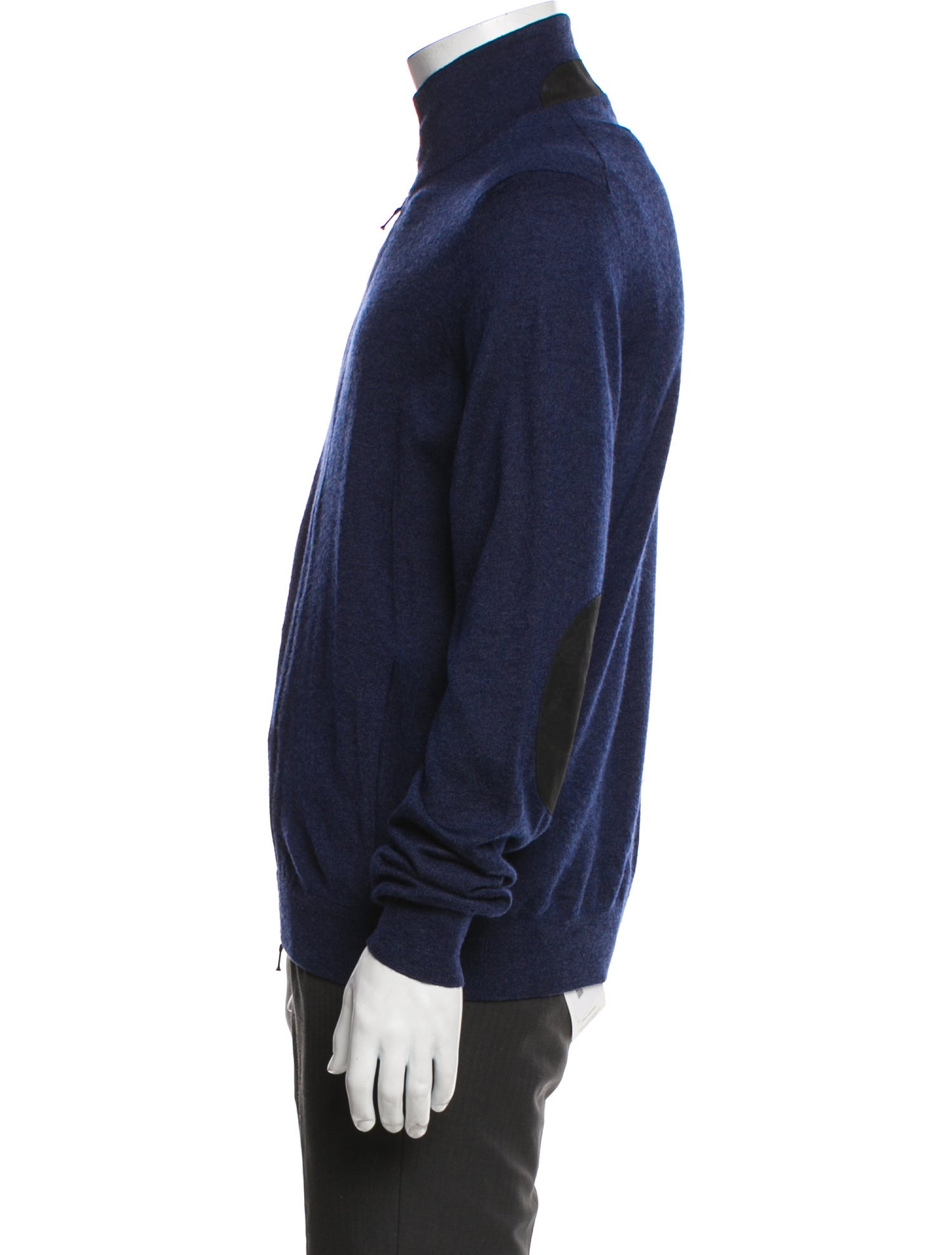 Loro Piana Cashmere Mock Neck Cardigan