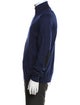 Loro Piana Cashmere Mock Neck Cardigan