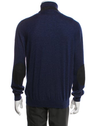 Loro Piana Cashmere Mock Neck Cardigan