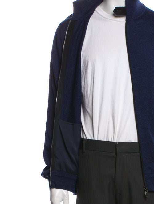 Loro Piana Cashmere Mock Neck Cardigan