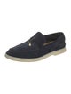 Loro Piana Summer Charms Walk Suede Loafers