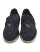 Loro Piana Summer Charms Walk Suede Loafers