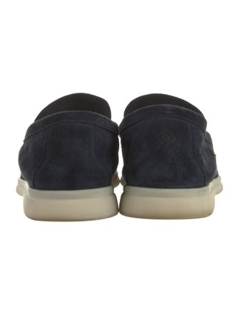 Loro Piana Summer Charms Walk Suede Loafers
