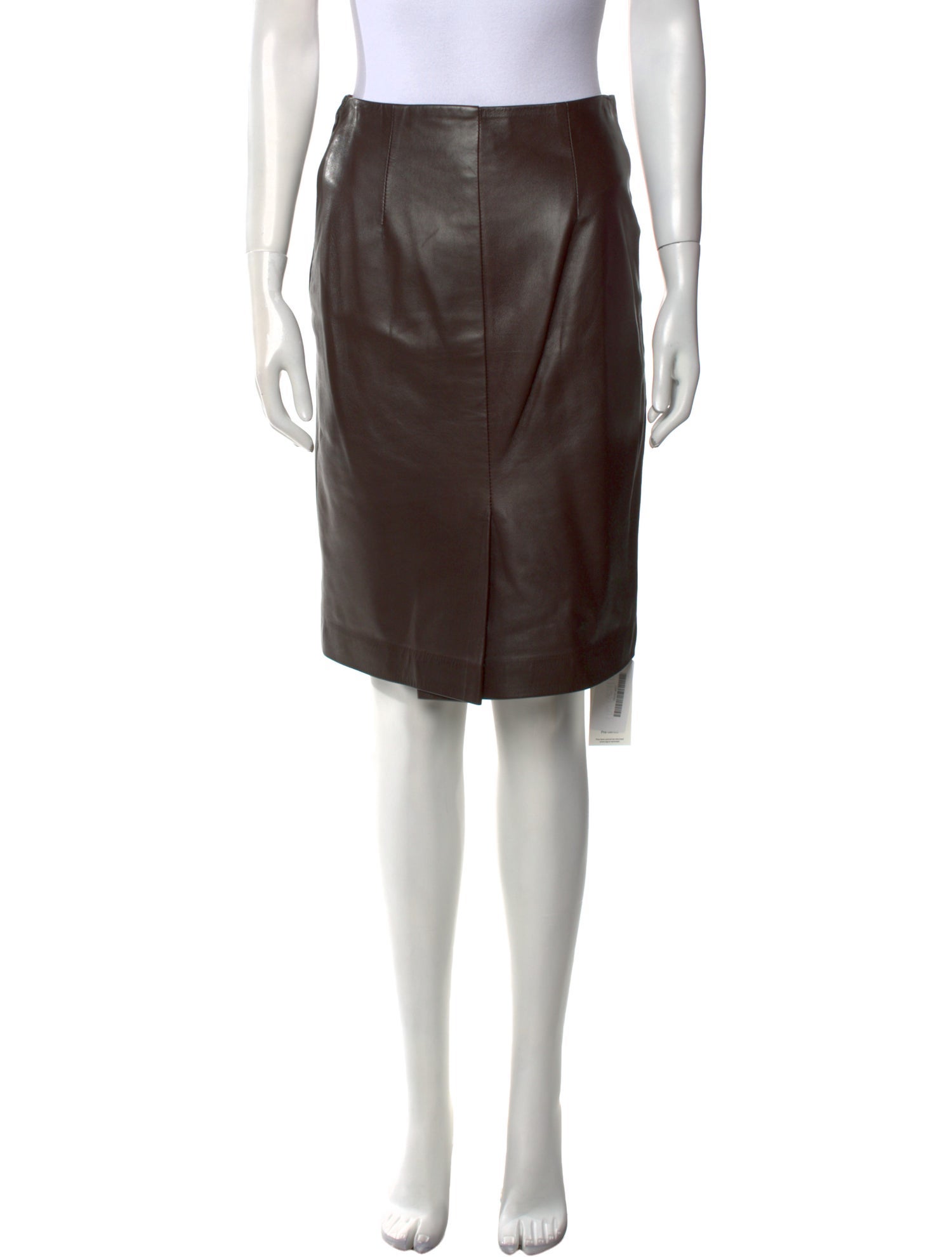 Loro Piana Lambskin Knee-Length Skirt