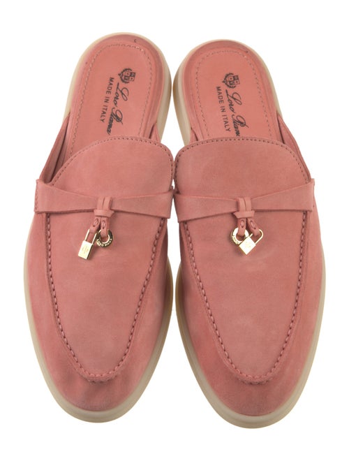 Loro Piana Babouche Charms Walk Suede Mules