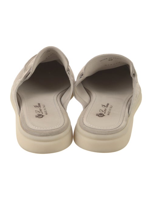 Loro Piana Babouche Charms Walk Suede Mules