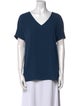 Loro Piana Silk V-Neck T-Shirt