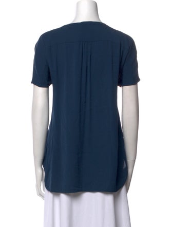 Loro Piana Silk V-Neck T-Shirt