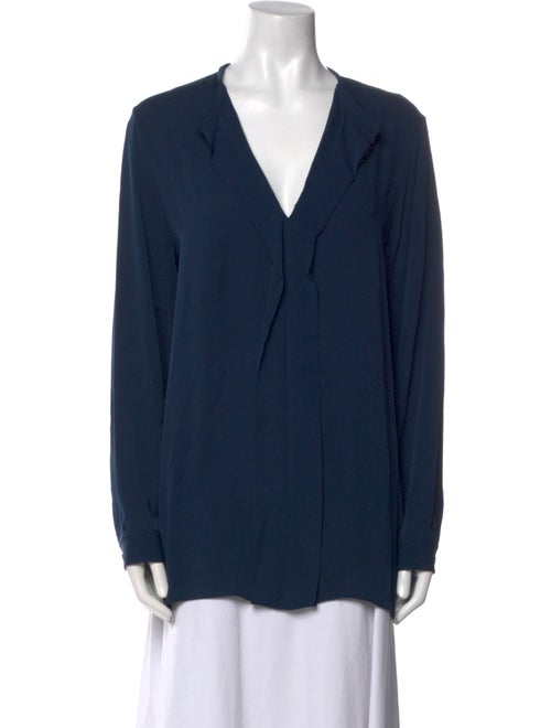 Loro Piana Silk V-Neck Blouse