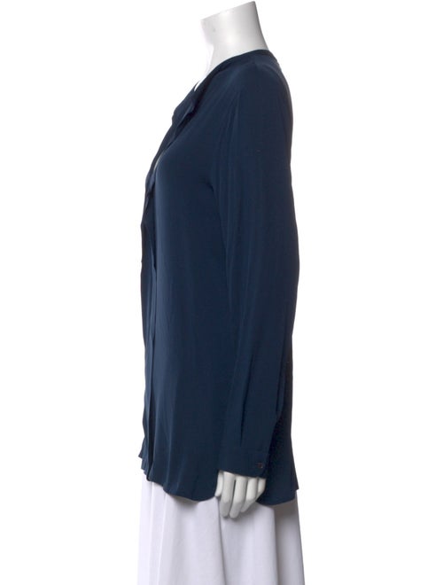 Loro Piana Silk V-Neck Blouse