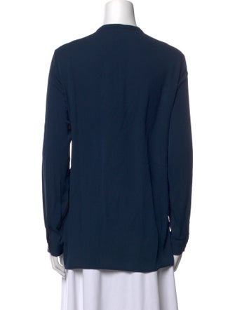 Loro Piana Silk V-Neck Blouse