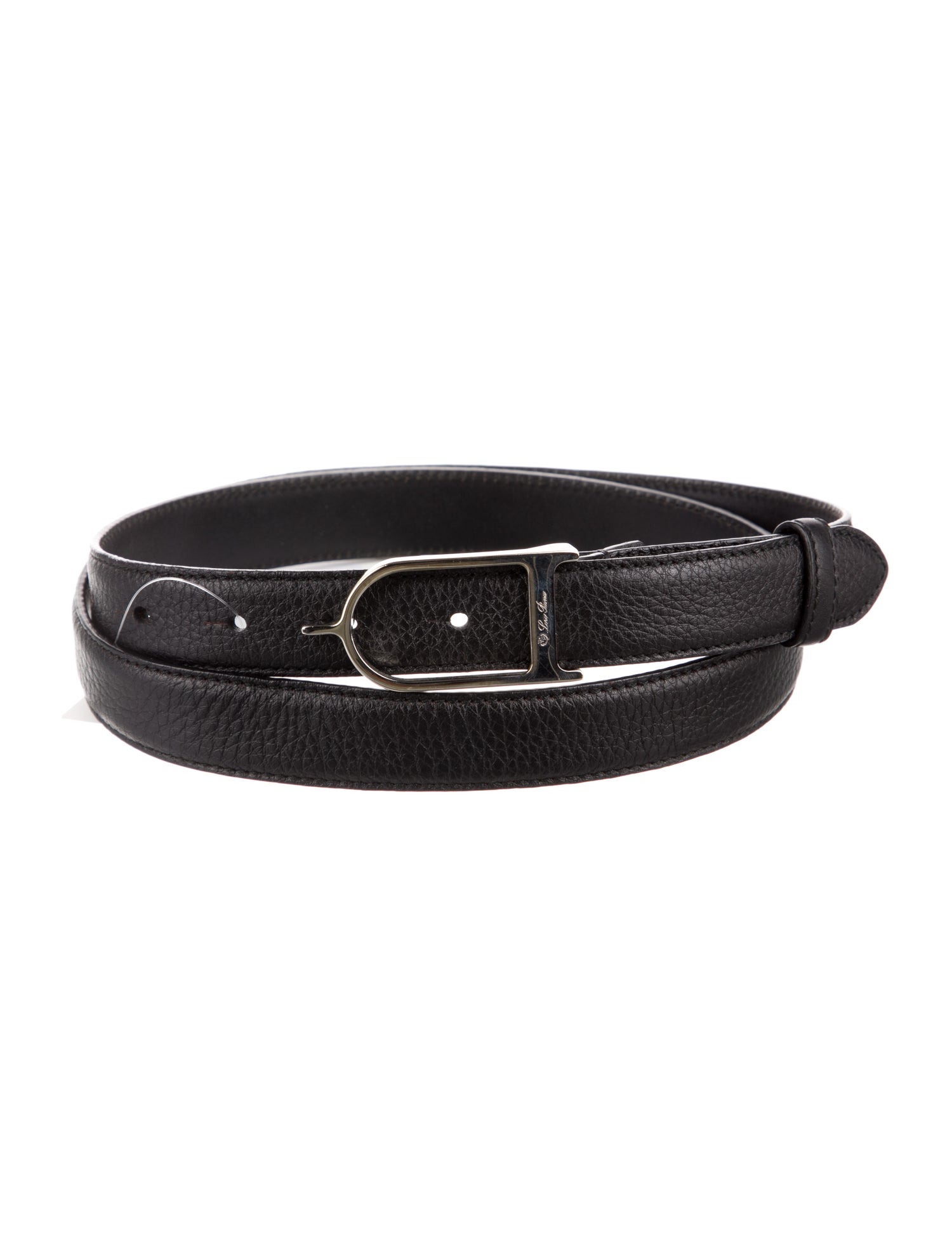 Loro Piana Skinny Leather Waist Belt