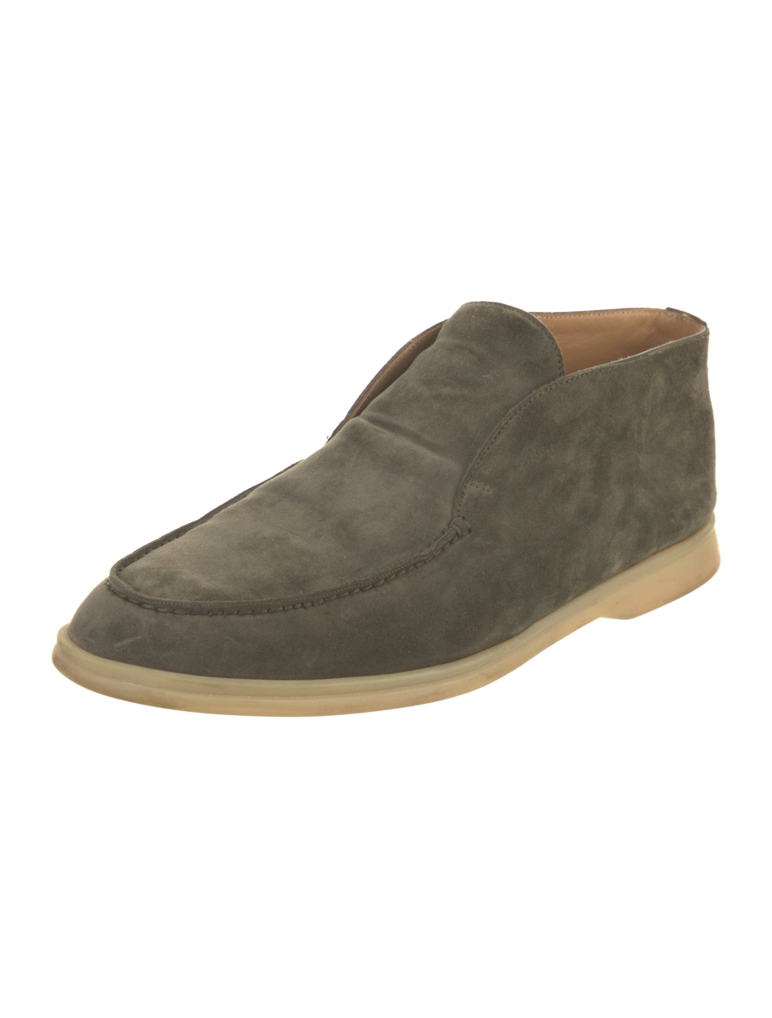 Loro Piana Open Walk Suede Loafers