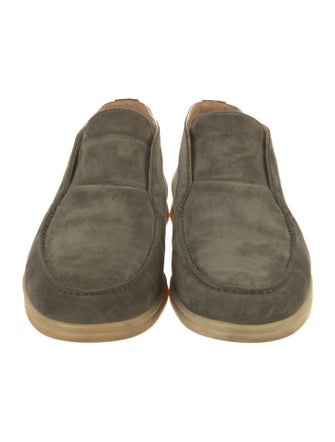 Loro Piana Open Walk Suede Loafers