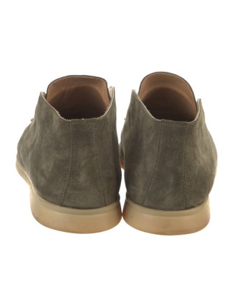 Loro Piana Open Walk Suede Loafers