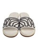 Loro Piana Leather Printed Slides